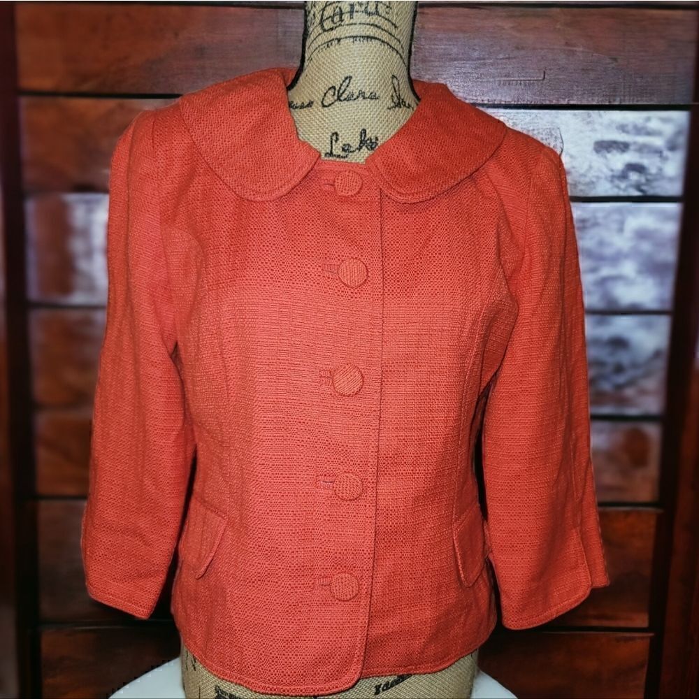 East 5th Button Down Jacket Size Small Salmon Color